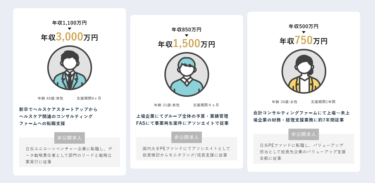 AXIS Agent（アクシスエージェント）の給料アップ・非公開求人の情報
