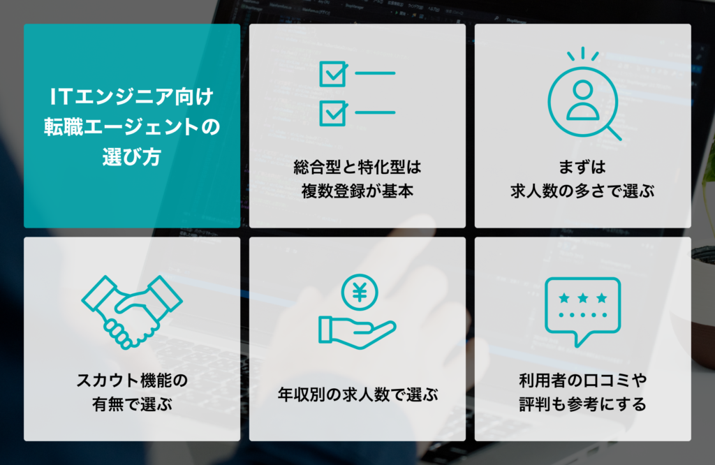 ITエンジニア 転職エージェント 選び方