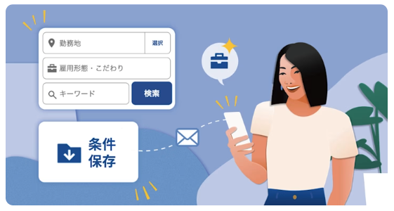 インディードの検索画面