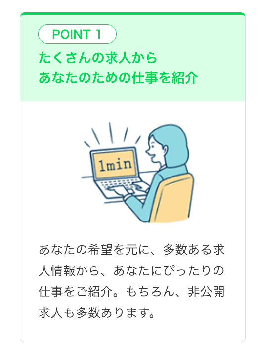 「マイナビ薬剤師には、非公開求人が多数ある」という記載のスクショ
